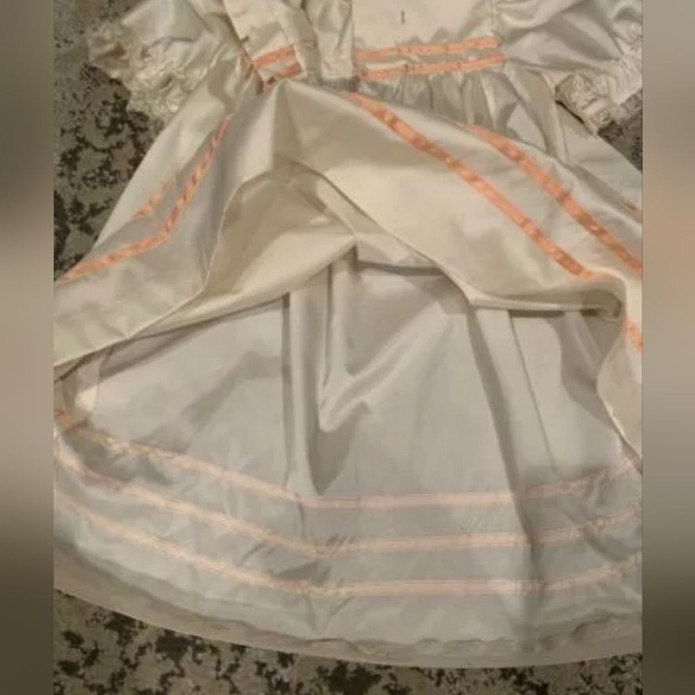 Vintage Handmade Flower Girl Dress - Picture 5 of 9